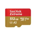 SanDisk microSDXC Extreme 512GB (R190MB/s) + Adapter + 1 Jahr RescuePR #13068215