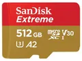 Sandisk Extreme A2 MicroSDHC Speicherkarte 512 GB Class 3 (U3) Klasse 10