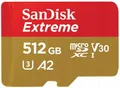 Extreme 512gb Micro Sd Speicherkarte V30 A2 190mb/s+adapter