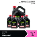 Motul 5100 10W-40 4T JASO MA-2 API SP Motorrad Motoröl 4+4 Liter = 8 Liter