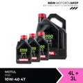 Motul 5100 10W-40 4T JASO MA-2 API SP Motorrad Motoröl 4+3 Liter = 7 Liter