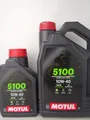 Motul 5100 10W40 4Takt Teilsynth. 10W-40 Motorradöl Motoröl 4+1 Liter = 5Liter