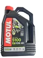 4 Lt Liter Öl Motorrad MOTUL 4T 5100 10W40 MA2 Technosynthese Ester Halb