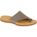 Gabor 03.700 Damen Pantoletten - Zehentrenner Pantolette grau Freizeit NEU - Grau - 41