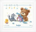 Vervaco Z�hlte Kreuzstich-Kit: B�ren & Geschenk