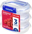 Sistema KLIP IT PLUS Frischhaltedosen Set – 180 ml – auslaufsichere, stapelbare