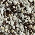 Steinteppich Epoxidharz Set Innen & Außen (ca. 28kg / 2-2,5m2) | 25kg 2-4mm Marmorkies + 3L, 2K Epoxidharz Bindemittel | (Bianco Avorio Marrone)
