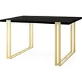 WFL Group Esstisch, Schwarz, Metall, 10-Sitzer, Rechteckig,Rechteckig, 240x76x80 cm, Esszimmer, Tische, Esstische