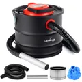 LEHMANN Aschesauger 18L - 1200W - Kaminsauger mit robustem Metalltank - HEPA-Filter im Metallgehäuse - Blasfunktion - Aschestaubsauger für hohe Temperaturen – ideal für Kamin, Pelletofen, Grill