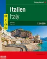 Italien, Autoatlas 1:150.000, freytag & berndt: Spiralbindung, Camping- und Stellplätze, Freizeitinfos (freytag & berndt Autoatlanten)