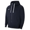 Nike Herren M Nk Flc Park20 Fz Hoodie Und Reißverschluss -Sweatshirt, Obsidian/White/White, S EU