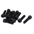 sourcing map 10 Stück 1.5mm Steigung M10 x 35mm Innensechskant Schlüssel Schrauben Kopf Kappe Zylinderkopfschrauben