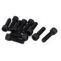 10 Pcs 1.5mm Steigung M10 x 35mm Innensechskant Schlüssel Schrauben Kopf Kappe