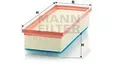 MANN-FILTER C32130 Luftfilter für AUDI