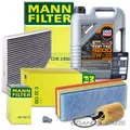 MANN-FILTER INSPEKTIONSPAKET+5L LIQUIMOLY FÜR AUDI A4 8K B8 A5 8T Q5 8R 2.0 TDI