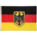 PHENO FLAGS Fahne Flagge Deutschland Adler 90X150 2 Ösen Deutsche Nationalflagge