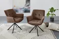 OTTO home Drehstuhl Lika, 2er Set, 360 Grad Drehfunktion, Samtpolsterung