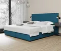 Fun Möbel Boxbett Schlafzimmerbett BELCORA in Stoff Cloud (inkl. Bettkästen, inkl. Kaltschaumtopper), auch in Überlänge erhältlich