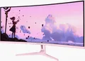 Arozzi Nova 34" Curved, 86,4 cm (34"), 3440 x 1440 Pixel, 4K Ultra HD, LED, 1 ms, Pink