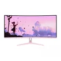 Arozzi Nova 34" Curved VA 3440x1440 165 Hz Gaming Monitor - Rosa