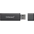 Intenso Alu Line Typ-A 16GB USB-Stick Anthrazit Mit Schutzkappe, bis zu 28 MB/s, USB 2.0