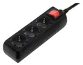 Hama 00030392 Steckdosenleiste 3-fach mit Schalter 1,4m Schwarz