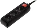 Hama Netzkabel/Adapter 30392 Steckdosenleiste 3fach mit Schalter schwarz