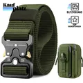 Taktischer Gürtel 3,8 cm Militär Nylon Schwerlast Gürtel mit Molle-Beutel