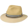 Stetson Romaro Toyo Traveller Strohhut UV-Schutz 40+ Damen und Herren Frühling Sommer beige XL (60-61 cm)