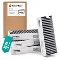 FilterBase® Clean Air Aktivkohlefilter 4 Stück -