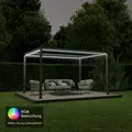 Ximax Aluminium Pergola Shade Beschattungssystem mit Lamellendach 300 x 400 cm i...