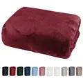 heimtexland Cashmere Touch Spannbetttuch Super Soft Bettlaken, Microfaser, Gummizug: rundum, kuschelig weich I Rundum-Gummizug I Matratzenhöhe bis 25 cm I rot 150 cm x 200 cm