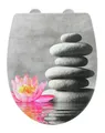 WC-Sitz Water Lily mit Relief