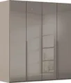 rauch Drehtürenschrank Kleiderschrank Schrank Garderobe Wäscheschrank BESTSELLER MONTCLAR (3 Ausstattungen BASIC/CLASSIC/PREMIUM (SOFT-CLOSE), Breiten 201-400 cm) Front in Glas/Hochglanz/Dekor/Grauspiegel in 5 Breiten MADE IN GERMANY