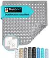 Blumbach Duschmatte - griffige Antirutschmatte Diamant 53 x 53 cm, - 100% BPA-frei, inkl. 2 Haken zum Aufhängen, Duscheinlage, schimmelressisten & maschinenwaschbar