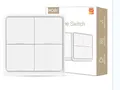 MOES ZigBee Szenenumschaltung Tuya Smart Device, 4 Tasten 12 Szenenwechsel, Smart Home Automation, erfordert MOES ZigBee Gateway, Batterie enthalten, weiß