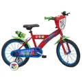PJ MASKS Kinderfahrrad, mit Trinkflasche, Flaschenträger 16" - Rot