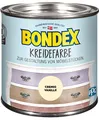 Bondex Kreidefarbe Cremig Vanille 0,5 L | Für Möbel & Accessoires aus Holz | Leichte Verarbeitung | Pflegt und schützt | Shabby-Chic Möbelstücke | Innenfarbe | Kreideholzfarbe