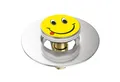 Sanilo Waschbeckenstöpsel Pop-Up Smiley, hochwertig, universell, mit Motiv, 100% wasserdicht