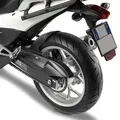 GIVI Hinterradabdeckung aus ABS, schwarz für Kawasaki Versys 650 (06-21), schwarz