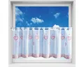 Arsvita Vorhang, Schlaufen, transparent, Voile, Bistrogardine mit Schlaufen, Transparente Küchengardine 150cm x 45cm