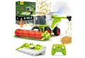 Esun RC-Traktor Ferngesteuerter Mähdrescher, Mähdrescher Spielzeug ab 3 4 5 6 Jahre, (Set, Komplettset), Ferngesteuerter Traktor mit Sprühen, Licht und Ton