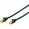 DIGITUS CAT 6A S-FTP Patchkabel, Cu, LSZH AWG 26/7, Länge 7 m, Farbe Grün