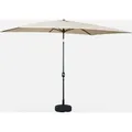 sweeek - Rechteckiger Sonnenschirm 2x3m - Sand - Beige