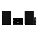 MEDION E64482 Micro Audio System Kompaktanlage (DAB+, CD Player, PLL UKW Radio, Bluetooth, MP3 Player, AUX, Kopfhöreranschluss, USB, Sleeptimer, dimmbares Display) schwarz