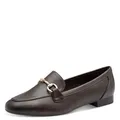Marco Tozzi Damen Slipper mit Blockabsatz Vegan, Braun (Cafe), 39 EU
