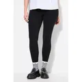 Studio Untold Leggings Leggings schmal geschnitten High Waist Elastikbund schwarz 46/48