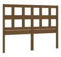 vidaXL Bett Kopfteil Honigbraun 125,5x4x100 cm Massivholz Kiefer (1-tlg)