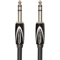 Roland Black-Serie Stereo-Verbindungskabel – 6,3-mm-TRS-Klinkenstecker, Länge: 1,5m – RCC-5-TRTR