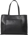Calvin Klein Damen Tote Bag Tasche Daily Medium Groß, Schwarz (Ck Black), Einheitsgröße